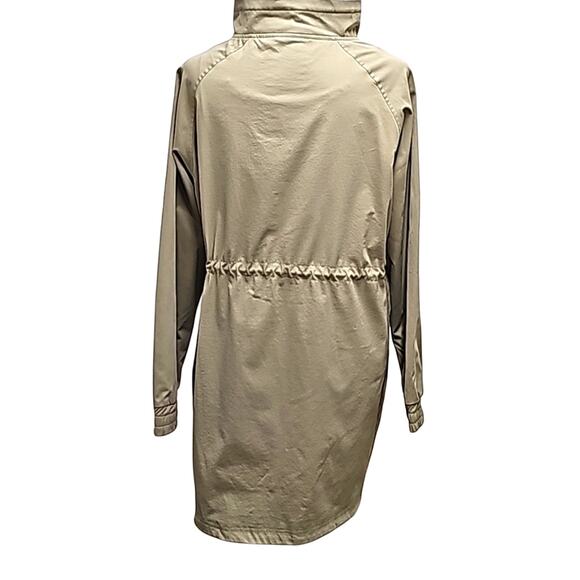 LIV Outdoor Women Taupe Cinch Waist 2 Pocket Wind&Water Resistant Jacket Size L - Picture 4 of 11
